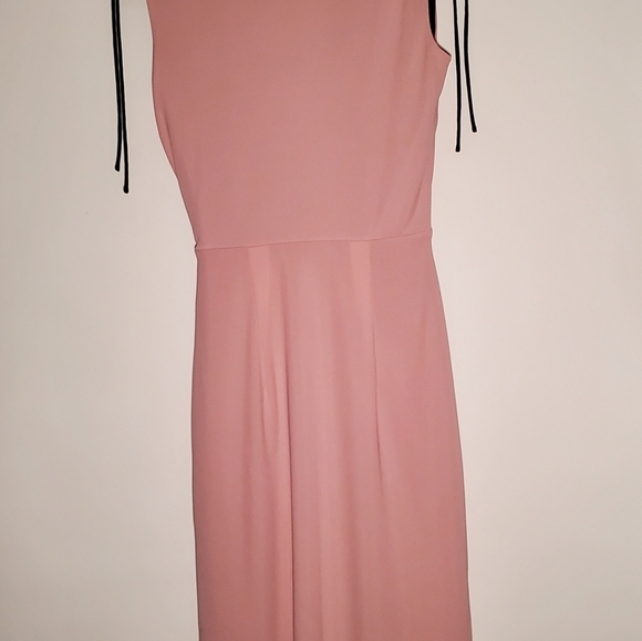 EXPRESS Pink/Black Reversible Dress WOMENS Size 3/4 - Picture 4 of 16